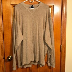 Eddie Bauer Tan Crewneck Sweater with Relaxed Fit